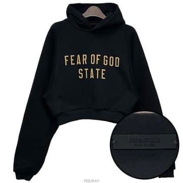 더팩토리 24FW 피어오브갓 에센셜 로고 크롭 티 192BT247350FW