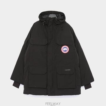 캐나다구스 26FW 익스페디션 패치로고 후드 패딩 남성 자켓 2051M 9061