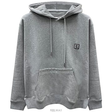 [우영미] 백로고 후드 티셔츠 그레이 남성 티셔츠 W243TS37721G / TJ