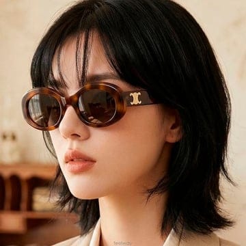 셀린느 선글라스 CL40194U 53A 명품 오벌 뿔테 트리옹프 뷔선글라스