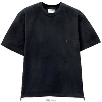 [우영미] 로고 스트링 라운드 반팔티셔츠 그레이 남성 티셔츠 W243TS11706G / T