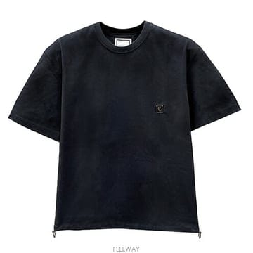 [우영미] 로고 스트링 라운드 반팔티셔츠 그레이 남성 티셔츠 W243TS11706G / T
