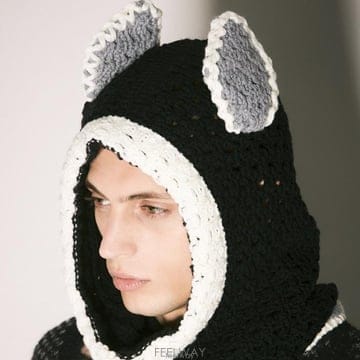 26 FW 마르니 Donkey Puppet 동키 푸펫 울 니트 바라클라바 ACZC0062Q0 UFWH26 00N99