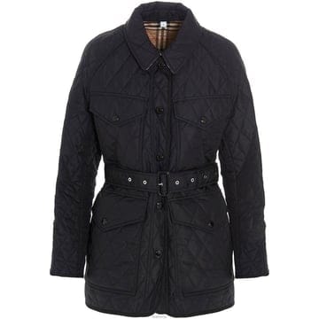 24FW 켐블 KEMBLE 다이아몬드 퀄팅 자켓 블랙 8034122