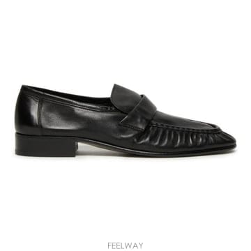 26 FW 더로우 Soft 소프트 25mm 내파 레더 클로즈드 로퍼 블랙