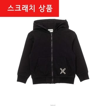스크래치 키즈 로고 후드집업 블랙 K25719 065