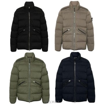 24FW 스톤아일랜드 남성 와펜 패치 심리스 터널 다운 패딩 811543028