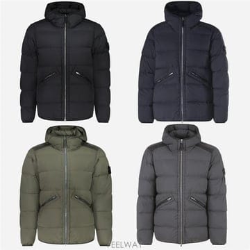 24FW 스톤아일랜드 남성 와펜 패치 심리스 터널 다운 패딩 811543128