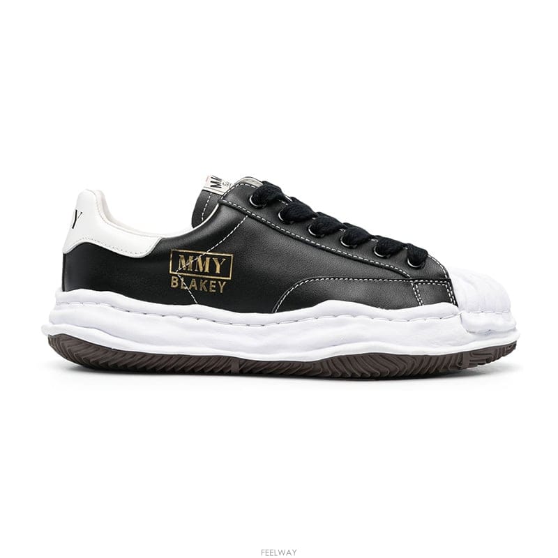 미하라야스히로 블레이키 레더 로우탑 스니커즈 A06FW702 BLACK