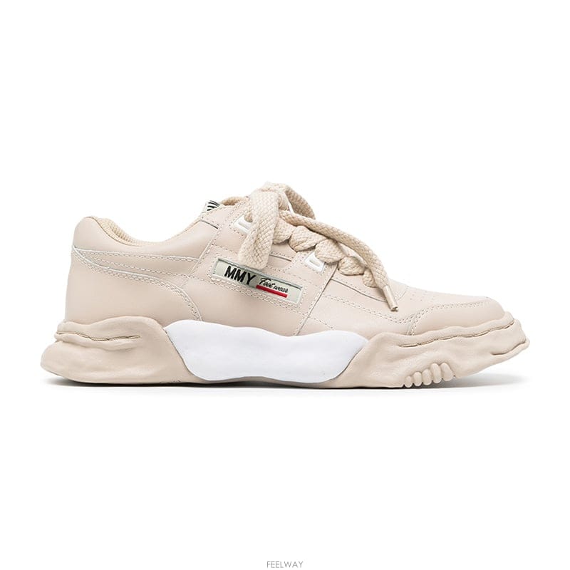 미하라야스히로 파커 레더 스니커즈 A08FW702 BEIGE
