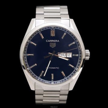 태그 호이어 까레라 칼리버5 데이트 스틸 청판 41mm