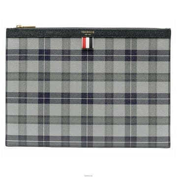 톰브라운 24FW 페블 그레인 도큐먼트 미디움 클러치백 MAC021L L0001 035