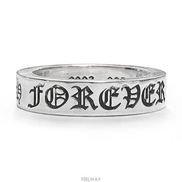 Chrome Hearts [ũ������] FOREVER SILVER SPACE RING 6mm �������� �ǹ� ���� ����[ũ������] FOREVER SILVER SPACE RING 6mm �������� �ǹ�