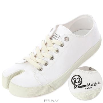 마르지엘라 타비 캔버스 로우탑 스니커즈 (화이트)21SS - S57WS0252 P1875 T1003