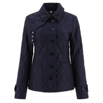 버버리 24FW FERNEIGH 다이아몬드 퀼팅 서멀 자켓 미드나이트 8049867