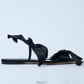 26 FW 더로우 Voluptas 볼룹타스 료 엣지 비스코스 샌들 F1571 W326 BLK