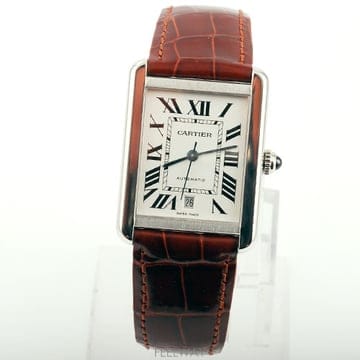 까르띠에 탱크 솔로 엑스트라 라지 스틸 38mm