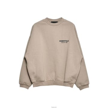 24FW 에센셜 기모 맨투맨 192HO246267F DESERT SAND