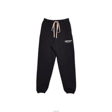 24FW 에센셜 로고 기모 조거팬츠 130HO242020F BLACK