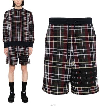 Thom Browne ����� ��ī�� üũ ���� (����!!) MJQ209A����� ��ī�� üũ ���� (����!!) MJQ209A