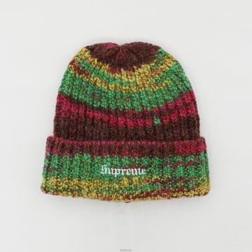 슈프림 스페이스 다이 스트라이프 공용 비니 FW24BN37 BROWN
