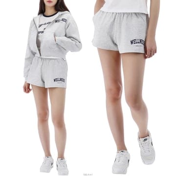 스포티앤리치 웰니스 아이비 디스코 반바지 SH037514001GY03