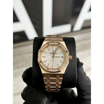당일 *ALA* 오데마피게 로얄오크 77351OR 다이아몬드 베젤 34mm