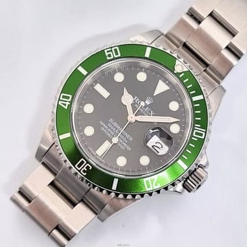 [와치앤] 로렉스 16610LV 서브마리너 스틸 그린베젤 검정판 40mm