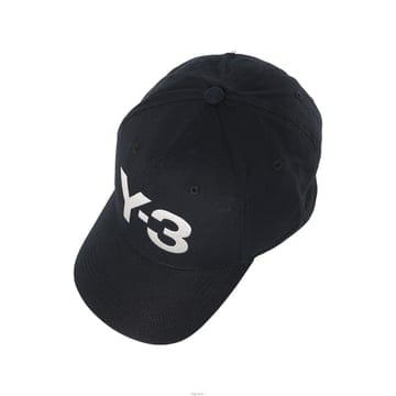 Y-3 로고 캡 블랙/TALC JP1142