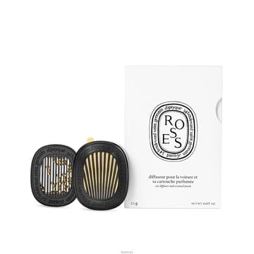 딥티크 DIPTYQUE 차량용 디퓨저 방향제 로즈 케이스+리필용캡슐