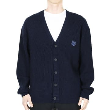 디몬트)메종키츠네 볼드 폭스헤드 가디건 NM00501KT1093 P476