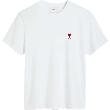 (당일) 25SS 아미 하트 로고 화이트 반팔 티셔츠 BFUTS035 724 100