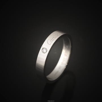 (대전중고명품)까르띠에 C 드링 플래티늄 다이아 1P 60호 3mm