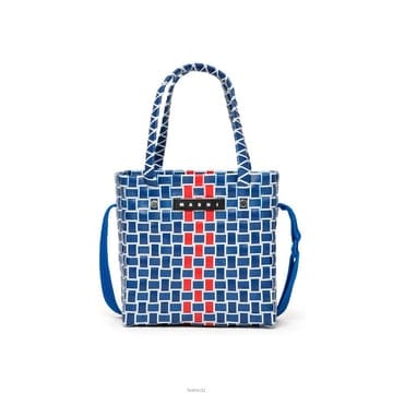 25SS 키즈 로고 바스켓 백 블루 M01489 M00IW 0MC64