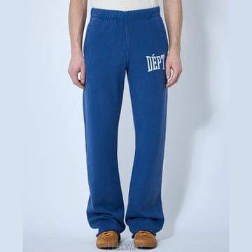 26 FW 갤러리 디파트먼트 DEPT 로고 코튼 트랙 팬츠 블루 LSP 40080 NAVY