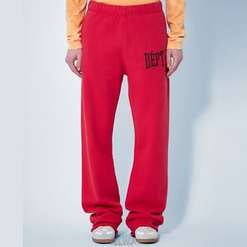 26 FW 갤러리 디파트먼트 DEPT 로고 코튼 트랙 팬츠 레드 LSP 40080 RED