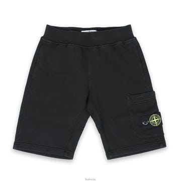 스톤아일랜드 키즈 와펜 숏팬츠 블랙