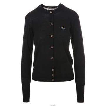 [당일/출고]25S/S 1803002P Y001A N402 비비안웨스트우드 베아 울 실크 블랙 가디건