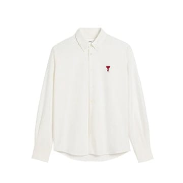 [AMI] 하트로고 옥스포드 셔츠 BFUSH063 CO0031 168