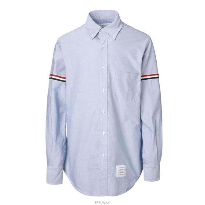 25SS 톰브라운 옥스포드 스트라이프 암밴딩 클래식 셔츠 MWL150E F0313 480