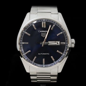 태그호이어 까레라 칼리버5 오토매틱 스틸 청판 41mm