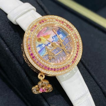 반클리프앤아펠 참 로맨스 파리지엔 렁콩트르 워치 36mm