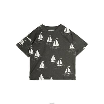 25SS 키즈 올오버 보트 티셔츠 블랙 25220135 97
