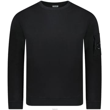 25SS 렌즈 와펜 맨투맨 블랙 18CMSS019A 002246G 999