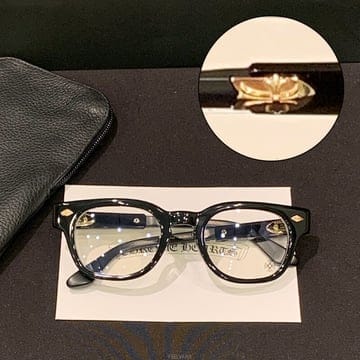 [국내 배송] 정품 두배보상/크롬하츠 제냐 테일 예 18K 골드 플레이트 안경 49mm