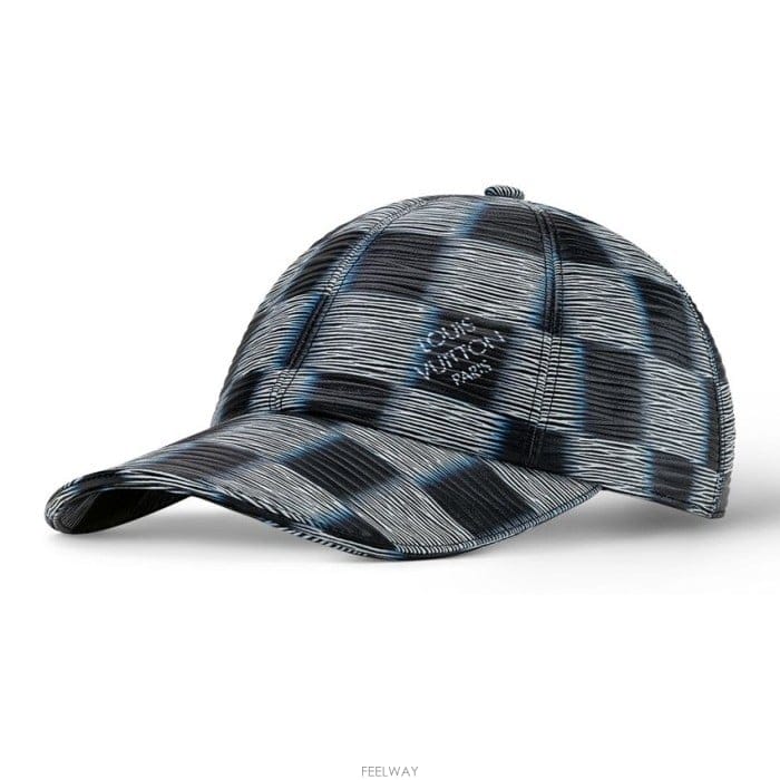 26 FW 루이비통 Damier Rush 다미에 러시 아이코닉 체커 다크블루 캡