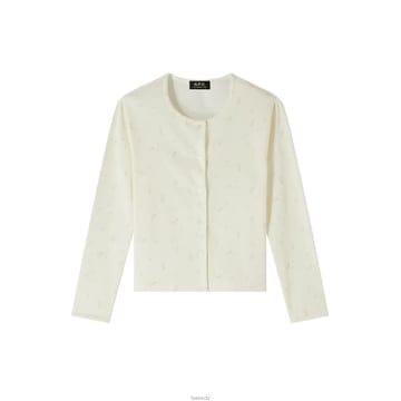 25SS 플로럴 스칼렛 가디건 에쿠르 COHFN F22317 AAD
