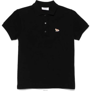 (당일) 25SS 메종 키츠네 베이비 폭스 블랙 여성 폴로 티셔츠 OW00207KJ7010 P199