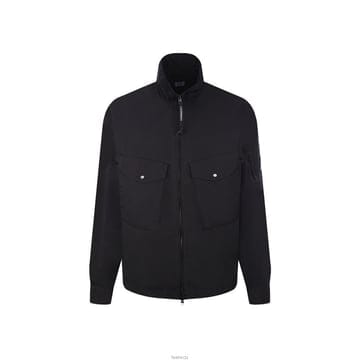 CP컴퍼니 고글렌즈 오버셔츠 블랙
