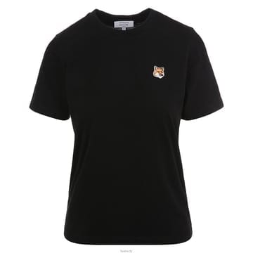 [당일/출고]25S/S LW00105KJ0008 P199 메종키츠네 폭스헤드패치 여성 블랙 반팔티